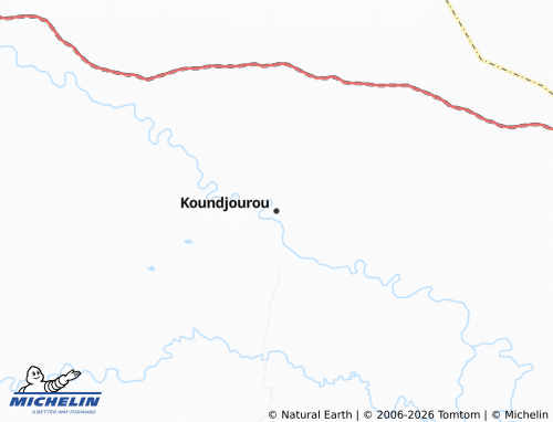 Mapa MICHELIN Koundjourou - ViaMichelin