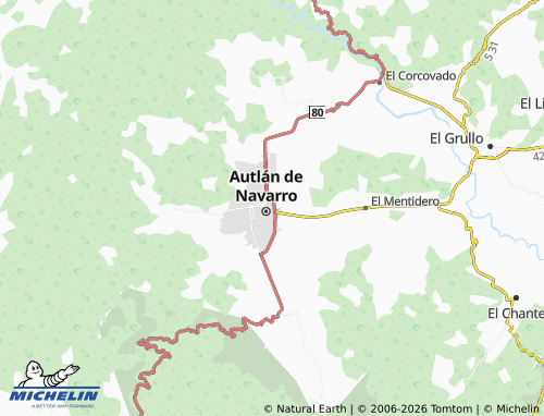 MICHELIN Jardines del Sol map - ViaMichelin