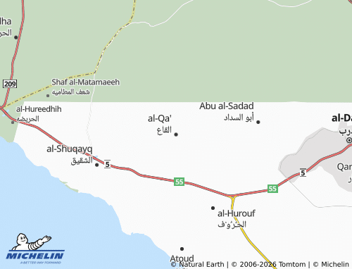MICHELIN-Landkarte al-Qa' - ViaMichelin
