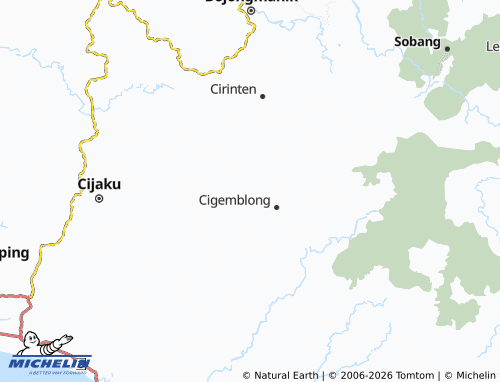 Mapa MICHELIN Cibungur - ViaMichelin