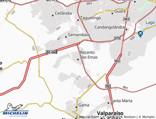 Mappa MICHELIN Recanto das Emas - ViaMichelin