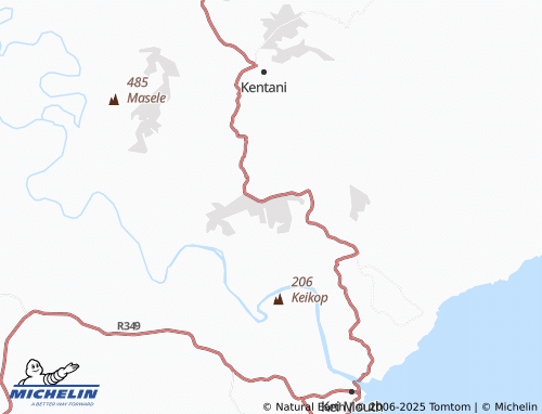 MICHELIN KwaMaxhama map - ViaMichelin
