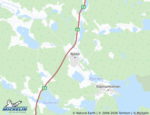 Mappa MICHELIN Bjästa - ViaMichelin