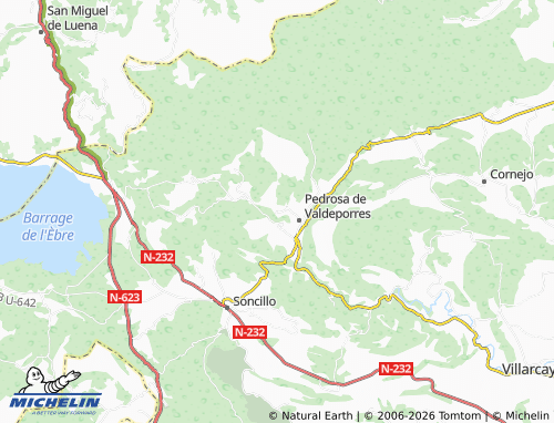 MICHELIN Dosante map - ViaMichelin