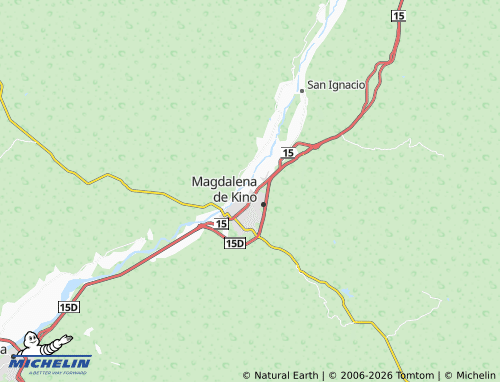 MICHELIN Infonavit Kino map - ViaMichelin
