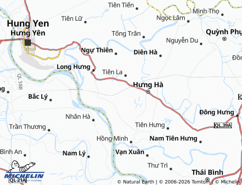 Mapa MICHELIN Thái Phương - ViaMichelin