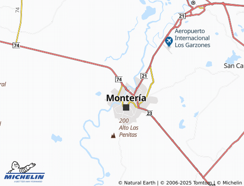 MICHELIN Campo Alegre map - ViaMichelin