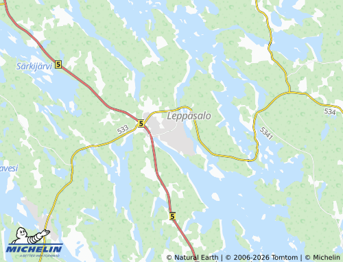 MICHELIN-Landkarte Leppävirta - ViaMichelin
