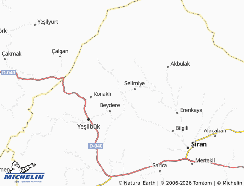 Mappa MICHELIN Bahçeli - ViaMichelin