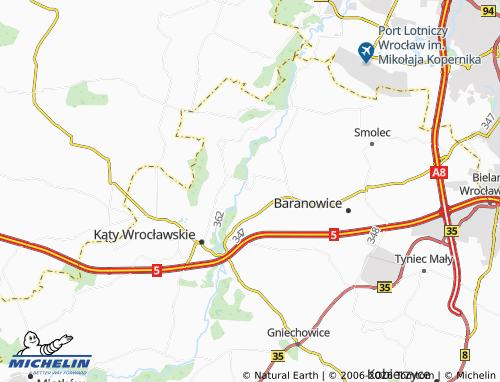 Carte MICHELIN Sadowice - ViaMichelin