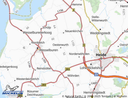 MICHELIN Poppenwurth map - ViaMichelin