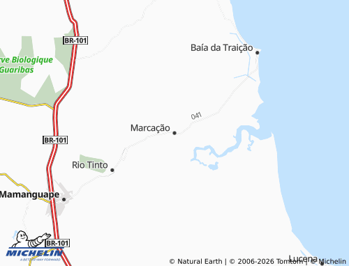 MICHELIN-Landkarte Marcação - ViaMichelin