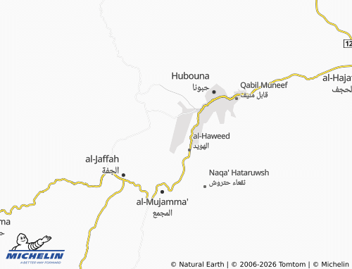 MICHELIN-Landkarte al-Sirh - ViaMichelin