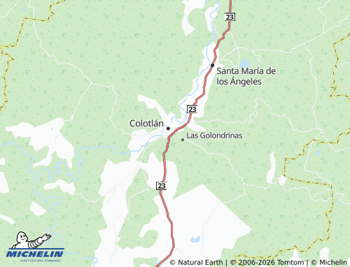 Mapa MICHELIN Lomas de Oriente - ViaMichelin