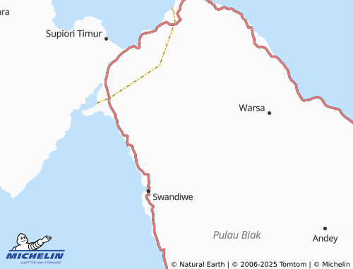 MICHELIN Andoina map - ViaMichelin
