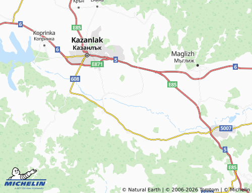 Mapa MICHELIN Ovoshtnik - ViaMichelin