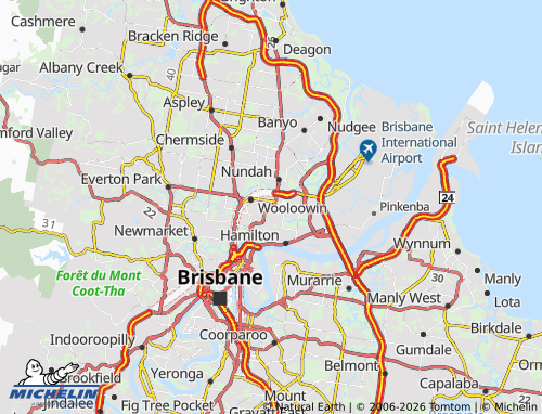 Mappa MICHELIN Clayfield - ViaMichelin