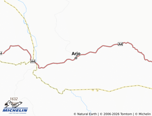 MICHELIN Arjo map - ViaMichelin