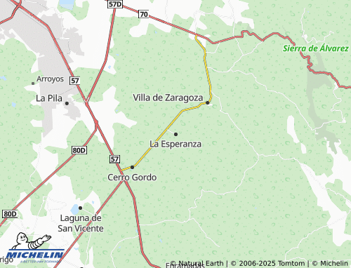 MICHELIN La Esperanza map - ViaMichelin