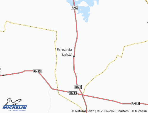 Carte MICHELIN Echrarda - ViaMichelin