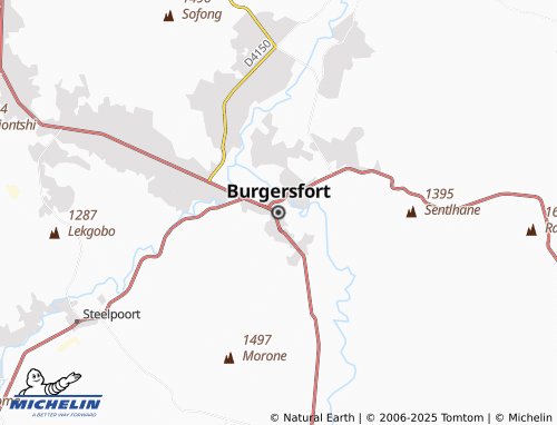 MICHELIN Burgersfort map - ViaMichelin