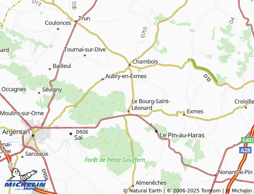 Carte MICHELIN Fougy - ViaMichelin