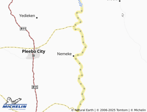 MICHELIN Nemeke map - ViaMichelin