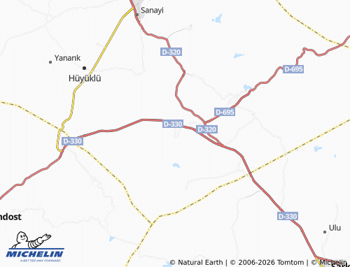 Mappa MICHELIN Çetince - ViaMichelin