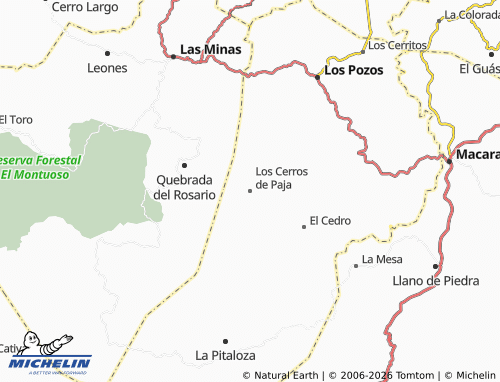 Mapa MICHELIN Los Cerros de Paja - ViaMichelin