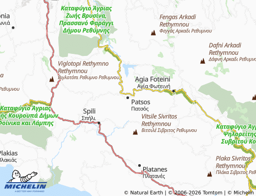 Carte MICHELIN Patsos - ViaMichelin