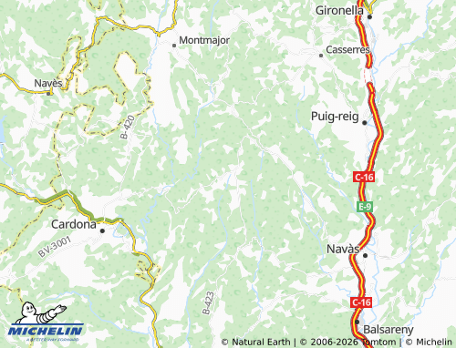 Carte MICHELIN Serrateix - ViaMichelin