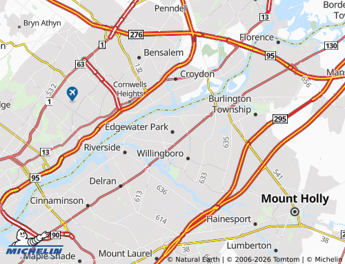 Mappa MICHELIN Edgewater Park - ViaMichelin
