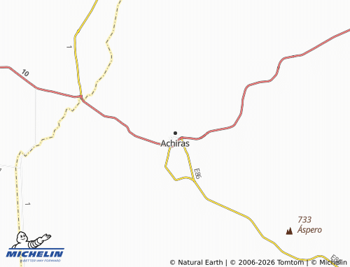 MICHELIN Achiras map - ViaMichelin