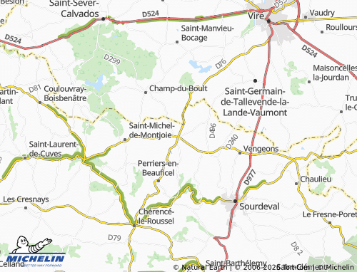 MICHELIN Gathemo map - ViaMichelin