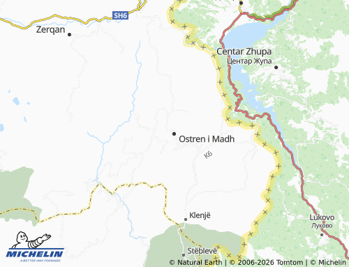 Mappa MICHELIN Ostren i Madh - ViaMichelin