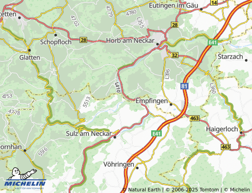 Mapa MICHELIN Neckarhausen - ViaMichelin