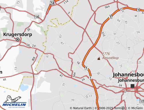 Kaart MICHELIN Noordekrans Extension 2 - ViaMichelin