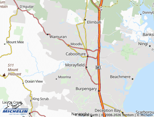 MICHELIN Bellmere map - ViaMichelin