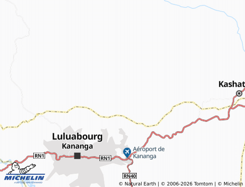 Mappa MICHELIN Tshinsele - ViaMichelin