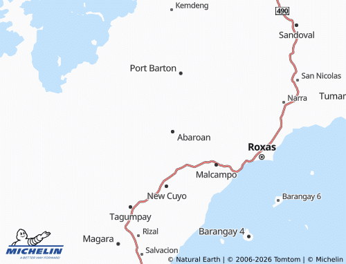 Mapa MICHELIN Abaroan - ViaMichelin