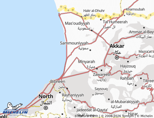MICHELIN Kfar Melki map - ViaMichelin