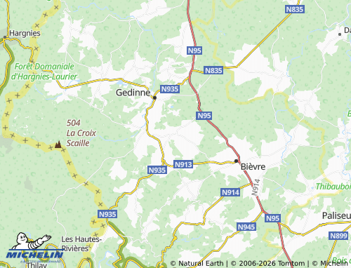Kaart MICHELIN Louette-Saint-Denis - ViaMichelin