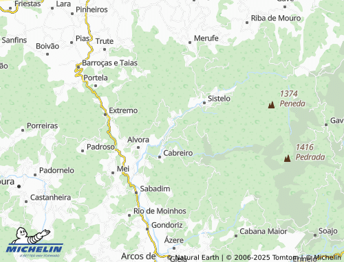 MICHELIN-Landkarte Barreiro de Cabreiro - ViaMichelin