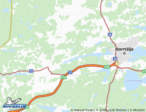 Mappa MICHELIN Sundsta - ViaMichelin
