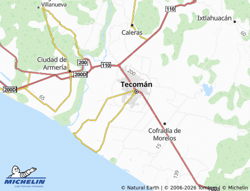 MICHELIN Indeco map - ViaMichelin
