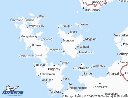 MICHELIN Barangay 2 map - ViaMichelin