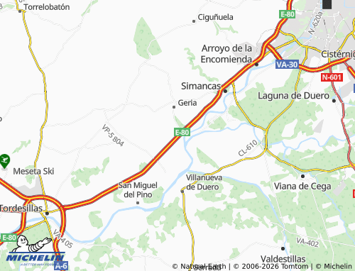 MICHELIN Ventas de Geria map - ViaMichelin