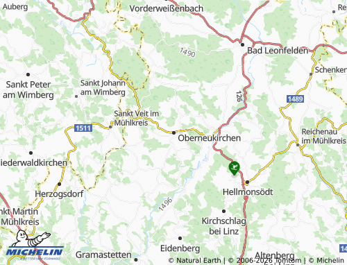 MICHELIN Oberneukirchen map - ViaMichelin