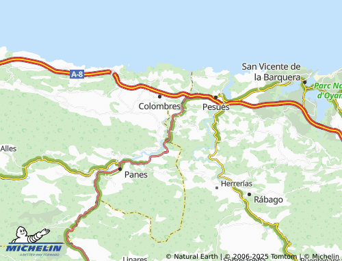 Mapa MICHELIN El Hoyo - ViaMichelin