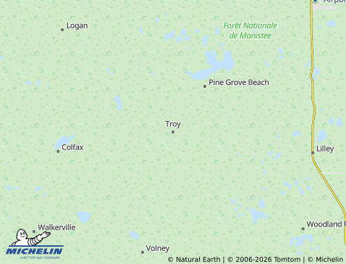 Mapa MICHELIN Troy - ViaMichelin